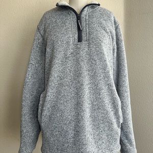 Fluffy Quarter Zip-up Sweater